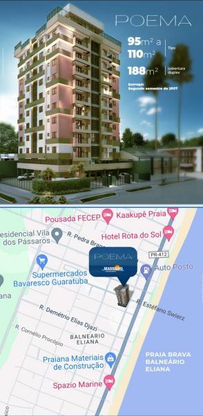 LANÇAMENTO - EDIFÍCIO POEMA,CENTRO DE GUARATUBA - Cavalheiro Imóveis